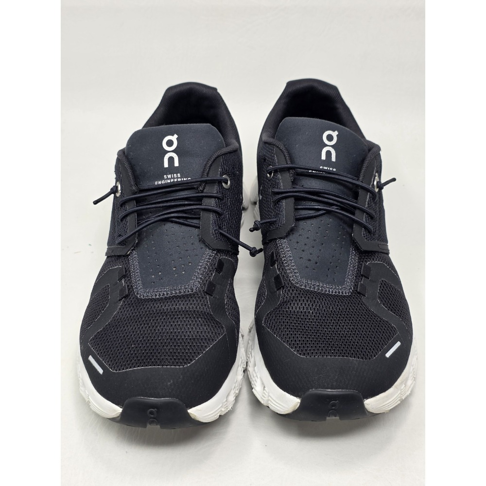 On Running Cloud 5 Womens Running Shoes Size 8.5 Black/White 59.98904 Pre-owned - Picture 4 of 10